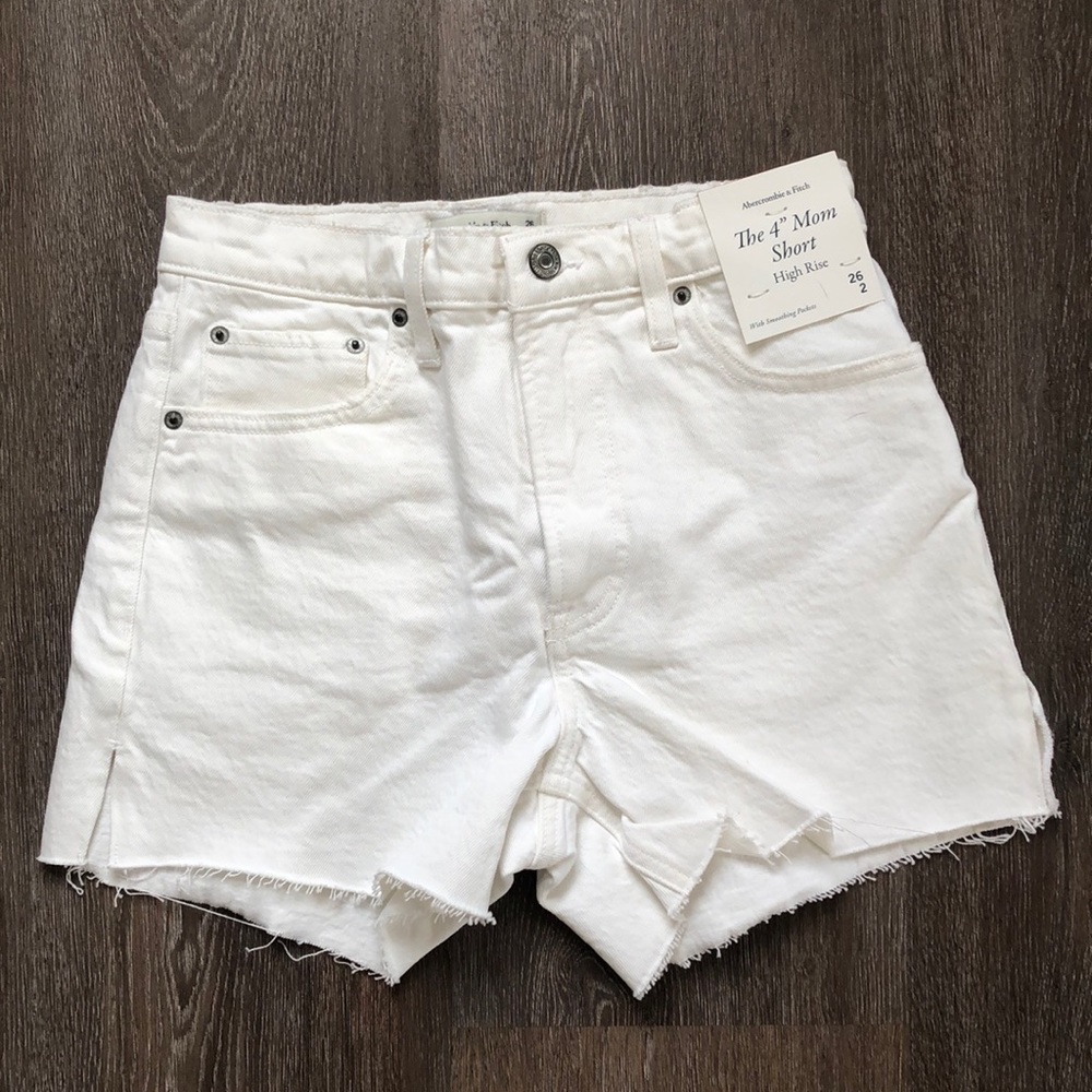 BRAND NEW WT 💥 Abercrombie & Fitch high rise mom shorts